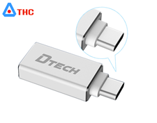 Cáp chuyển đổi USB Type-C to USB 3.0 (đầu âm) Dtech