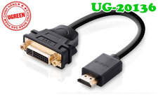 Cáp chuyển HDMI sang DVI 24+5 âm Ugreen 20136