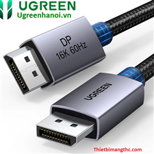 Cáp Displayport 2.1 dài 2M độ phân giải 16K@60Hz HDR Ugreen 55568 cao cấp