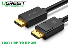 Cáp Displayport to Displayport 2M Ugreen UG-10211 hỗ trợ 2K*4K
