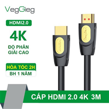 Cáp HDMI 2.0 4K60Hz sợi đồng 3M VEGGIEG V-H205