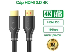 Cáp HDMI 2.0 dài 10m  VegGieg 2K*4K 60HZ - V-H110 cao cấp