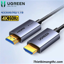 Cáp HDMI 2.0 sợi quang AOC dài  25M Ugreen 45506 HD178 hỗ trợ 4K@60Hz cao cấp
