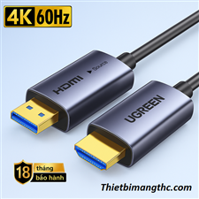 Cáp HDMI 2.0 sợi quang AOC dài 80M Ugreen 45511 HD178 hỗ trợ 4K@60Hz cao cấp