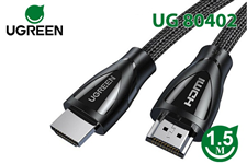 Cáp HDMI 2.1 dài 1,5m Ultra HD 8K@60Hz Ugreen 80402 Cao Cấp