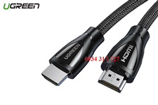 Cáp HDMI 2.1 dài 1M Ultra HD 8K @ 60Hz Ugreen 80401 Cao Cấp