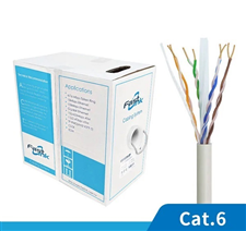 Cáp mạng Cat6 UTP 24 AWG, 4Pair, cuộn 305m, vỏ LSZH Fastlink (FL-62CUI-08) cao cấp