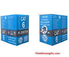Cáp mạng Dintek CAT6 24 AWG 4 đôi cuộn 305m (1101-04301) cao cấp