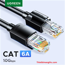 Cáp mạng đúc sẵn Cat6A dài 3m Ugreen 55158 cao cấp