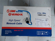 Cáp mạng SINO Cat6 UTP 23AWG (305M) có dầu chống ẩm