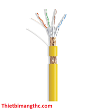 Cáp mạng SINO Cat7A S/FTP 22 AWG màu vàng cuộn 305m