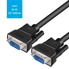 Cáp nối tiếp DB9 MM màu đen DT-9005A, chiều dài 1.5m cao cấp