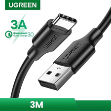 Cáp sạc, dữ liệu USB Type-A 2.0 sang USB -C dài 3M Ugreen US287 60286 cao cấp