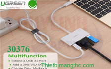 Cáp USB Type C ra VGA, USB Type C, USB 3.0 Ugreen 30376