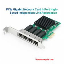 Card mạng PCI Express sang 4 Lan tốc độ 10/100/1000Mbps cao cấp