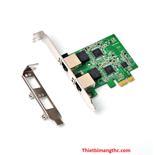 Card PCI e sang 2 Lan 2.5G SYBA (E2-PCE8125-2P) cao cấp