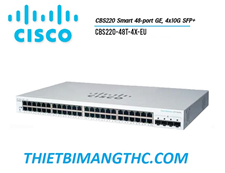 CBS220-48T-4X-EU Switch chia mạng CISCO 48 cổng Gigabit  (48 PoE), 4x10G SFP