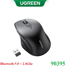 Chuột không dây Bluetooth 5.0+2.4Ghz Silent Click DPI 4000 Ugreen 90395 cao cấp