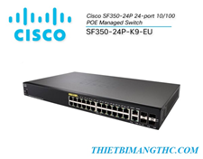 Cisco SF350-24P 24-Port 10/100 POE Managed Switch