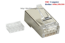 Đầu bấm mạng AMP cat6 bọc Inox (2 mảnh)