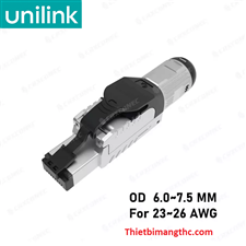 Đầu bấm mạng CAT7 công nghiệp, kích thước (6.0-7.5MM) UNILINK (UNI-01-90005) cao cấp