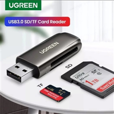 Đầu đọc thẻ USB 3.0 hỗ trợ SD/TF Ugreen 10911 cao cấp