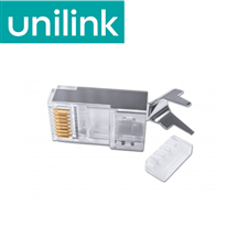 Đầu mạng RJ45 chống nhiễu Cat.6A FTP dạng 2 mảnh (P/N: 1500-88890) Hiệu UNILINK cao cấp