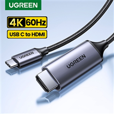 Dây, Cáp chuyển đổi USB Type-C sang HDMI hỗ trợ 4K@60Hz dài 2m Ugreen 50571 cao cấp