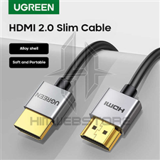 Dây, Cáp HDMI 2.0 siêu mỏng dài 2M hỗ trợ 4K, 3D Chính hãng Ugreen 30478 cao cấp