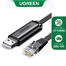 Dây, Cáp lập trình Console USB to RJ45 FTDI chính hãng Ugreen 50773 cao cấp