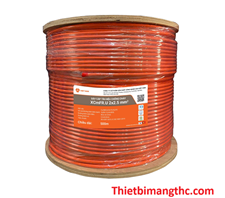 Dây, Cáp tín hiệu chống cháy Việt Hàn XCmFR.U 2 x 2.5mm2 cao cấp