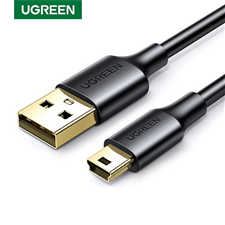Dây, Cáp USB 2.0 to USB Mini 1,5m mạ vàng Ugreen 10385 cao cấp