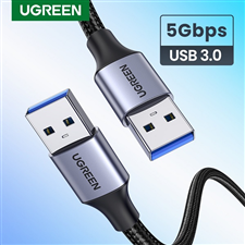 Dây, Cáp USB 3.0 Type-A hai đầu dương dài 0.5M Ugreen 80789 cao cấp