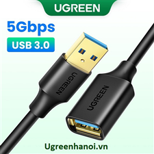 Dây, Cáp USB nối dài 3.0 dài 3m chính hãng Ugreen 30127 cao cấp