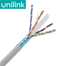 Dây mạng CAT6A FTP 23AWG, 4 đôi cuộn 305m Unilink (UNI-1101-0408) cao cấp