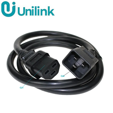 Dây nguồn C20-C21 dài 1M (14AWG 3x2.08mm2) 15A Unilink Uni-20034 cao cấp