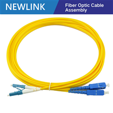 Patch cord quang đôi SC/UPC-LC/UPC Singlemode dài 5m Newlink