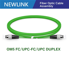 Dây nhảy quang NEWLINK OM5 Multimode FC/UPC-FC/UPC 25M Duplex cao cấp
