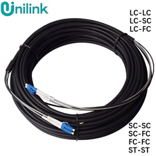 Dây nhảy quang ngoài trời CPRI singlemode Duplex  UPC/ LC-UPC/LC dài 40 mét Unilink cao cấp