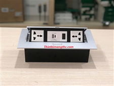 Hộp điện âm bàn Sinoamigo STS-212GST cao cấp (lắp Điện đa năng + sạc USB type C + HDMI) cao cấp