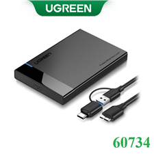 Hộp đựng ổ cứng 2,5 inch USB 3.0 Sata 5Gbps Ugreen 60734 cao cấp (hỗ trợ 6TB)