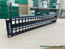 Khung rỗng Patch Panel 48 cổng Novalink mã CC-06-00064 cao cấp