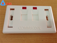 Mặt chữ nhật Commscope 2 cổng