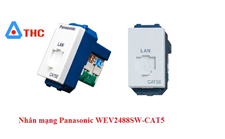 Nhân ổ cắm mạng cat5 Panasonic WEV2488SW-CAT5
