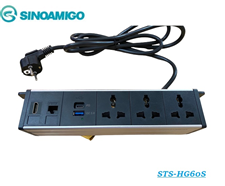 Ổ cắm điện lắp gầm bàn Sinoamigo STS-HG60S