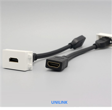 ổ cắm HDMI âm tường Unilink (Uni 100-32) dài 20cm cao cấp