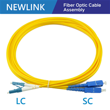 Patch cord quang đôi SC/UPC-LC/UPC Singlemode dài 1.5m Newlink NL-SM-UD/SCLC-1.5M
