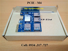 PCIE M4 Switch riser 4 PCI-E 1X  to 4 PCI-E 16X