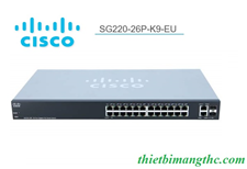 Switch Cisco SG220-26P-K9-EU 10/100/1000 PoE Smart Switch