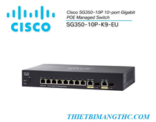 Switch Cisco SG350-10P-K9-EU 10P Gigabit POE Managed Switch